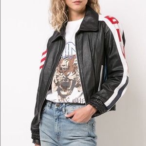 Anine Bing Logo Panel Jacket M